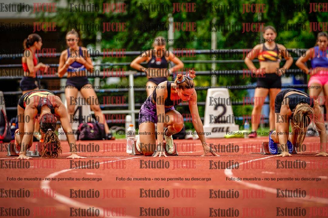 Fotos de los 100 m llanos de mujeres - FINAL