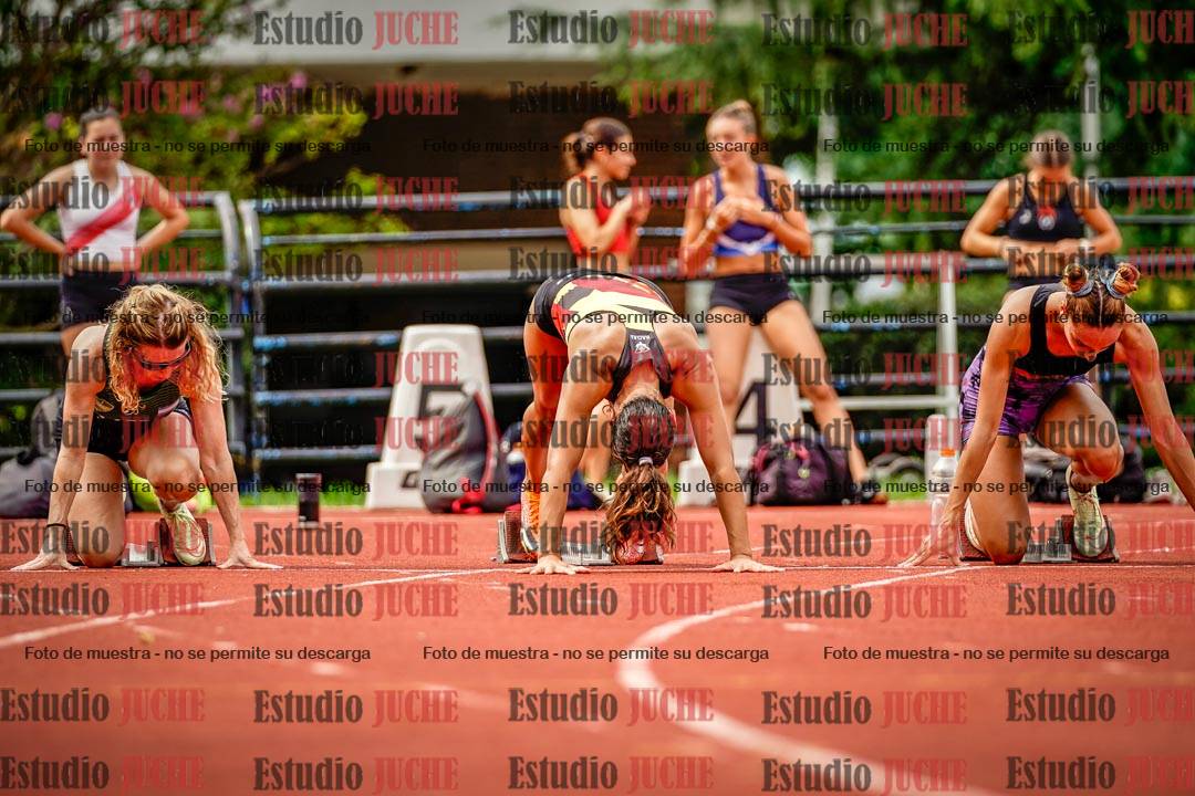 Fotos de los 100 m llanos de mujeres - FINAL