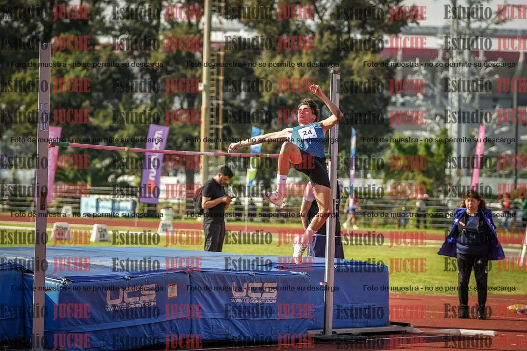 Fotos del salto en alto de varones