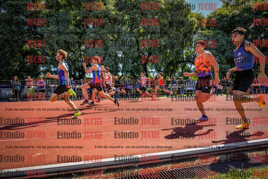 Fotos de los 100 m de varones