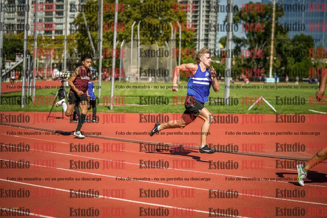 Fotos de los 200 m llanos de varones