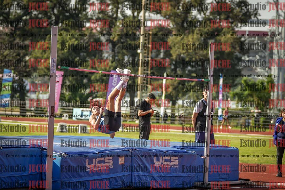 Fotos del salto en alto de varones
