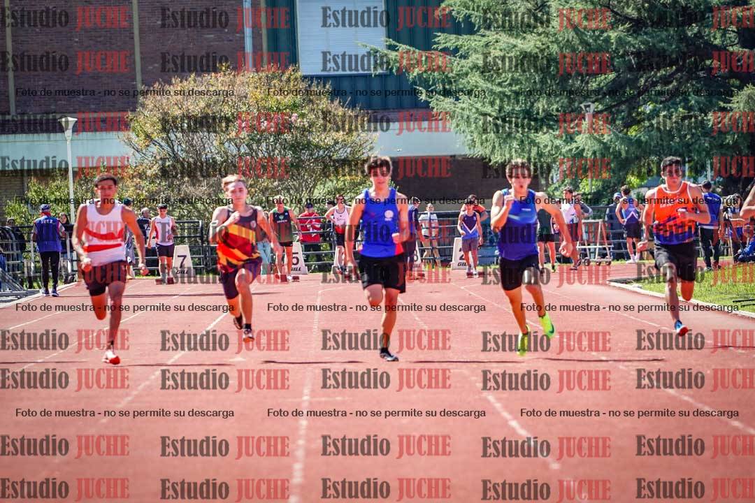 Fotos de los 100 m de varones