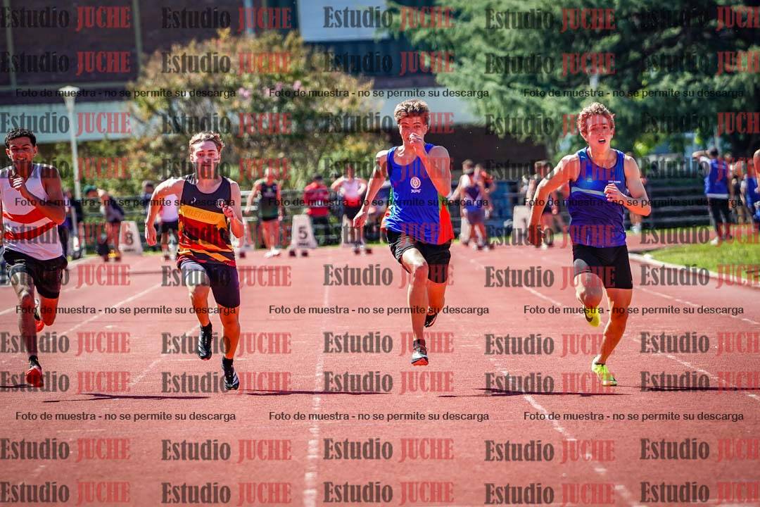 Fotos de los 100 m de varones