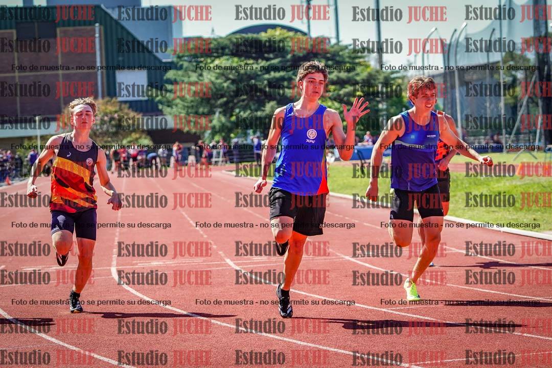 Fotos de los 100 m de varones