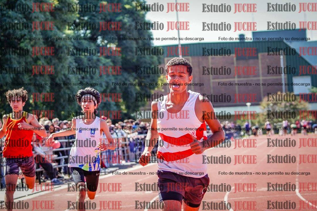 Fotos de los 100 m de varones