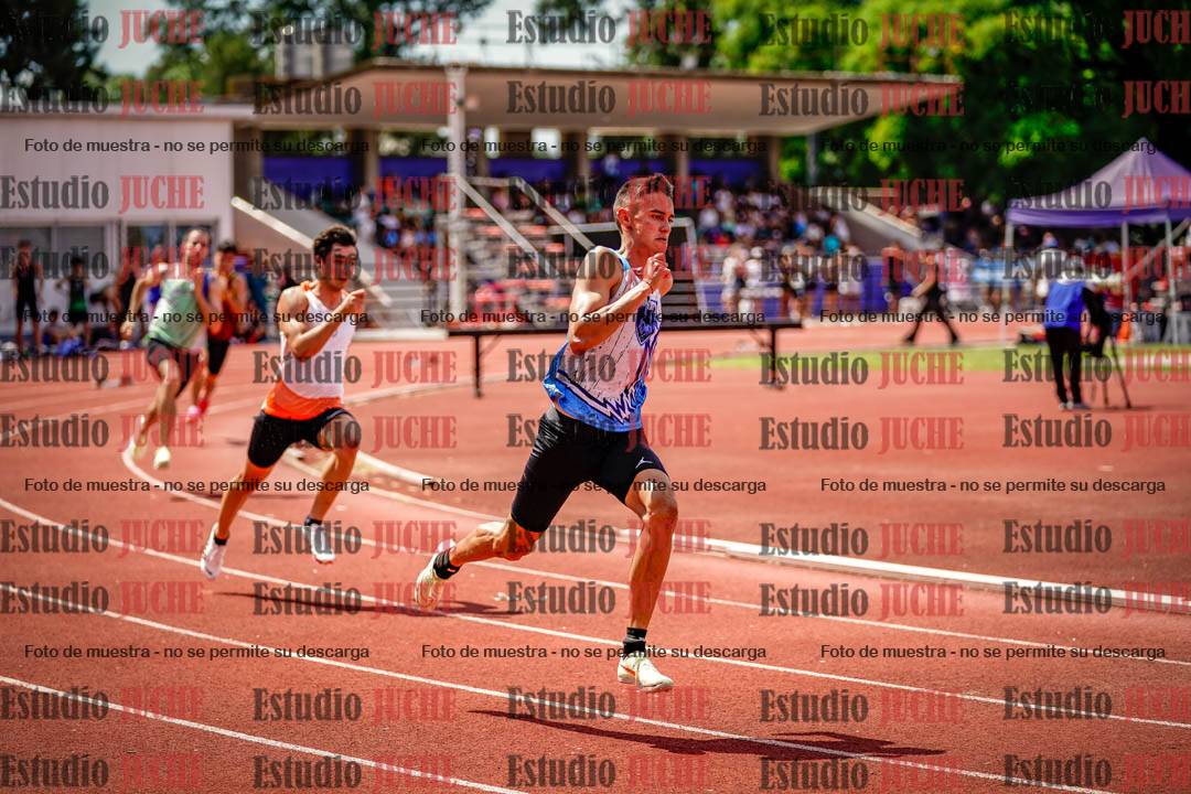 Fotos de los 400 m llanos de varones
