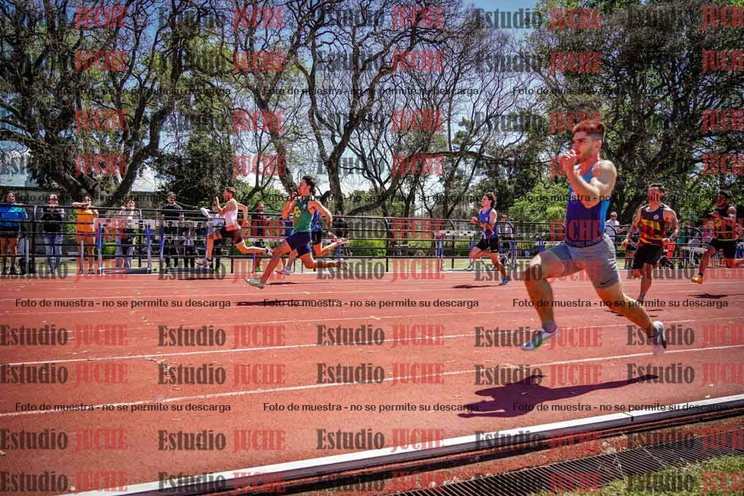 Fotos de los 100 m llanos de varones