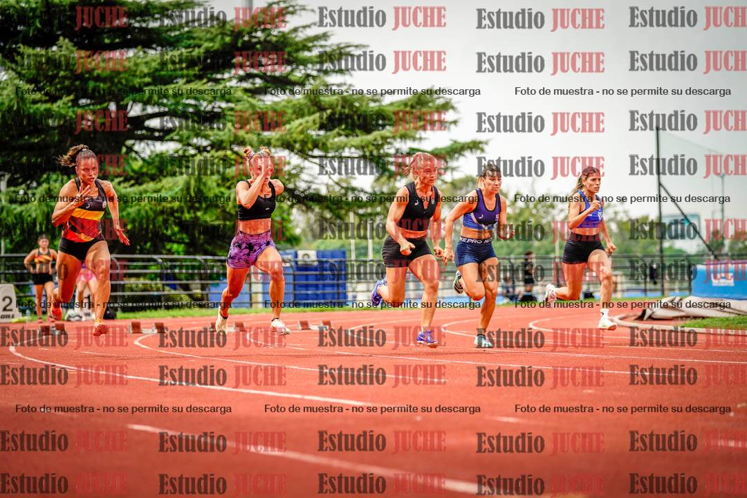Fotos de los 100 m llanos de mujeres - FINAL