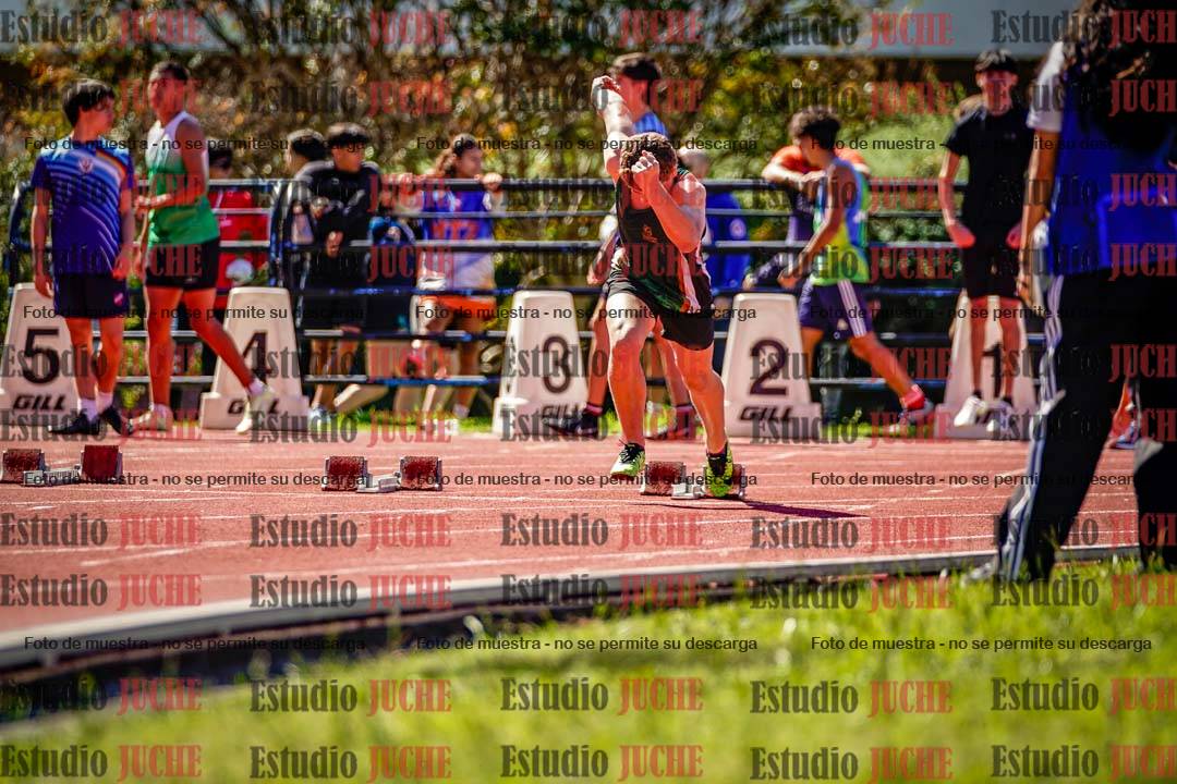 Fotos de los 100 m de varones