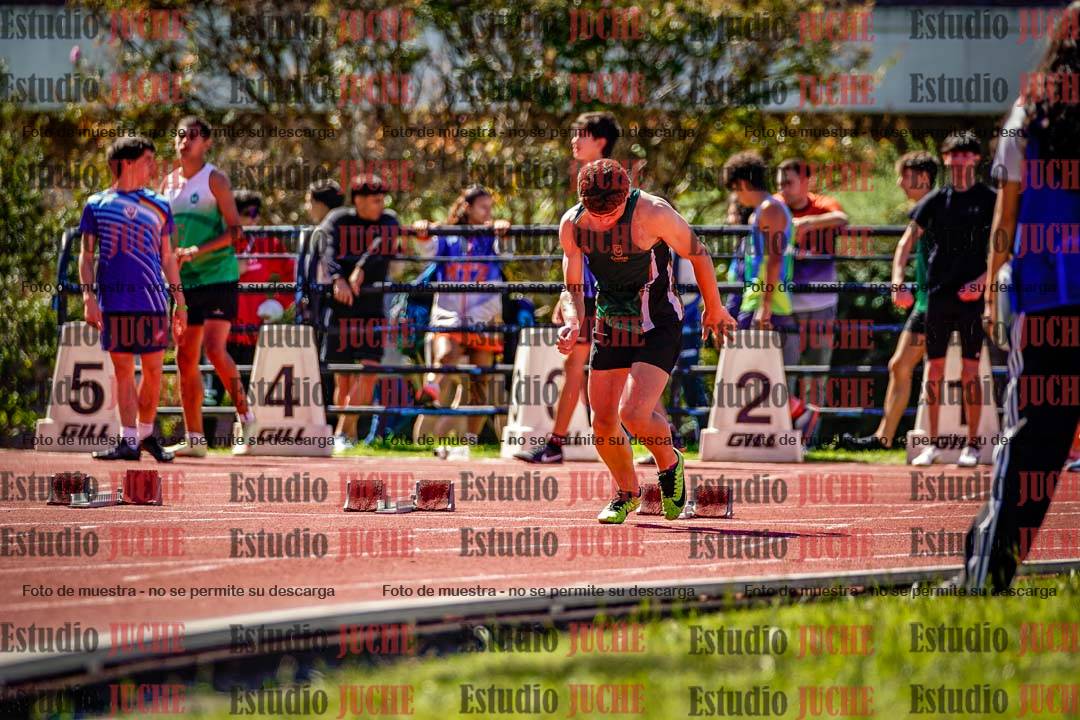 Fotos de los 100 m de varones