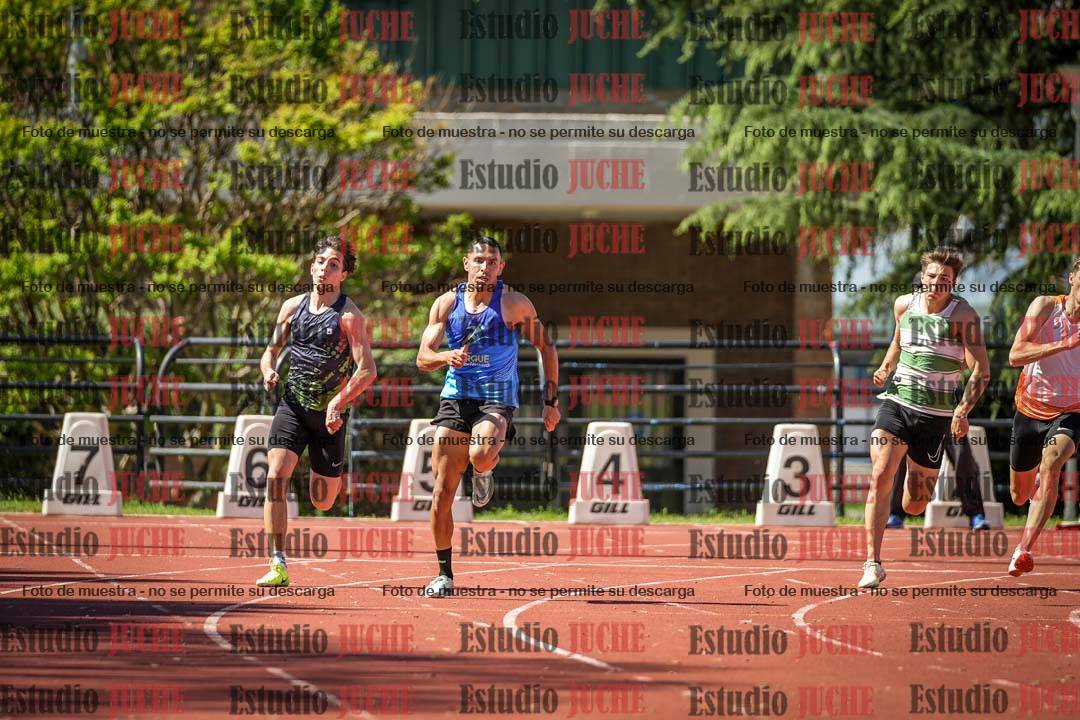 Fotos de los 200 m llanos de varones