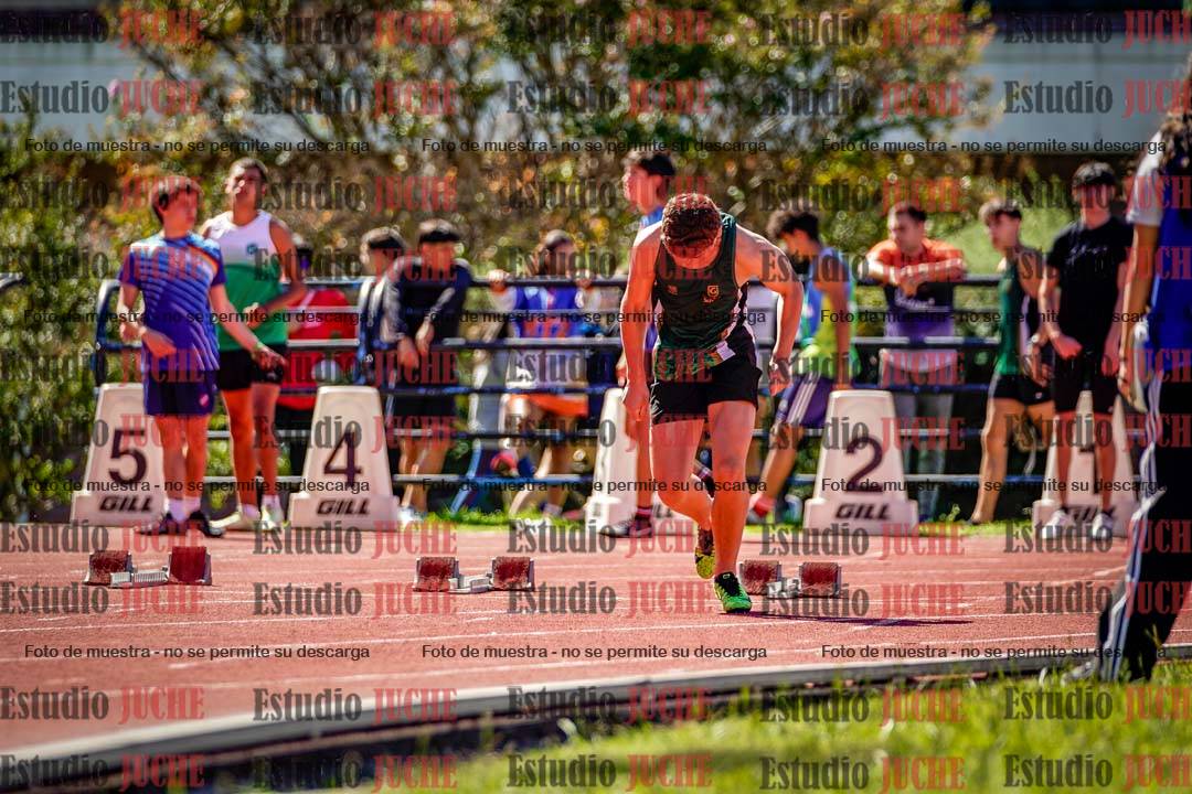 Fotos de los 100 m de varones