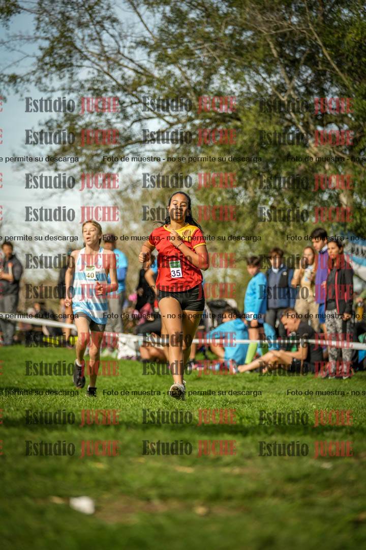 Fotos de la llegada del cross de 1500 m