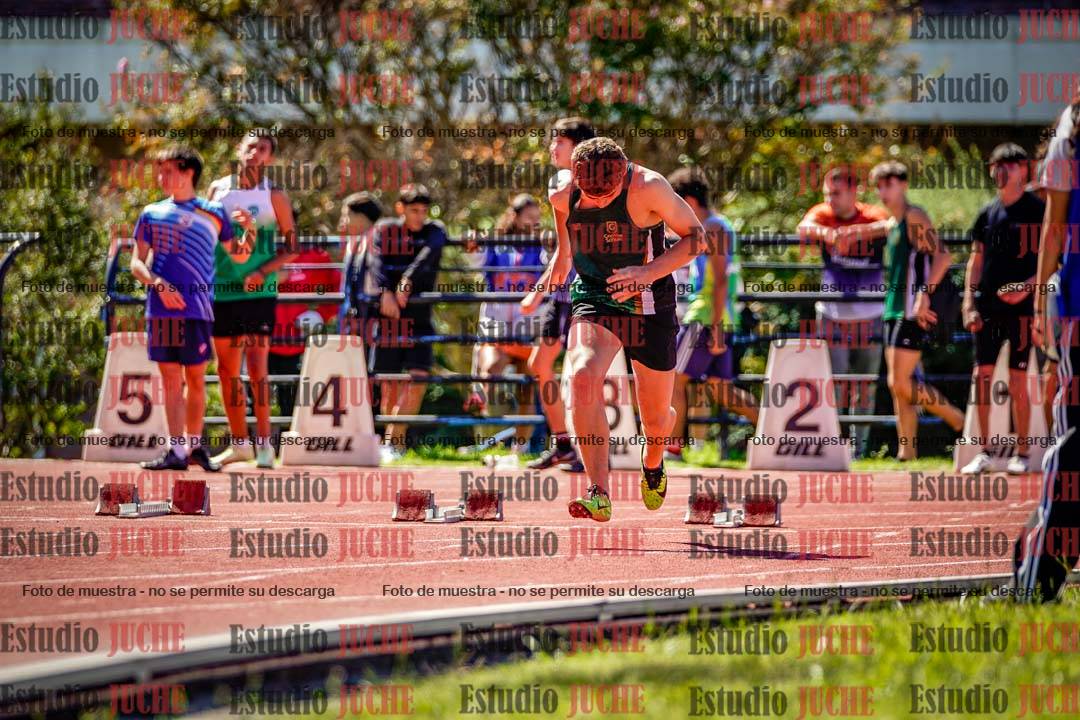 Fotos de los 100 m de varones