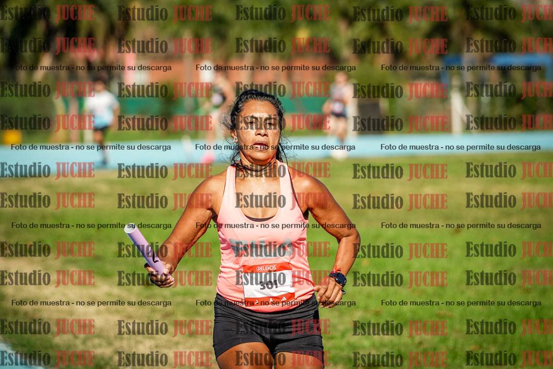 Fotos durante los relevos