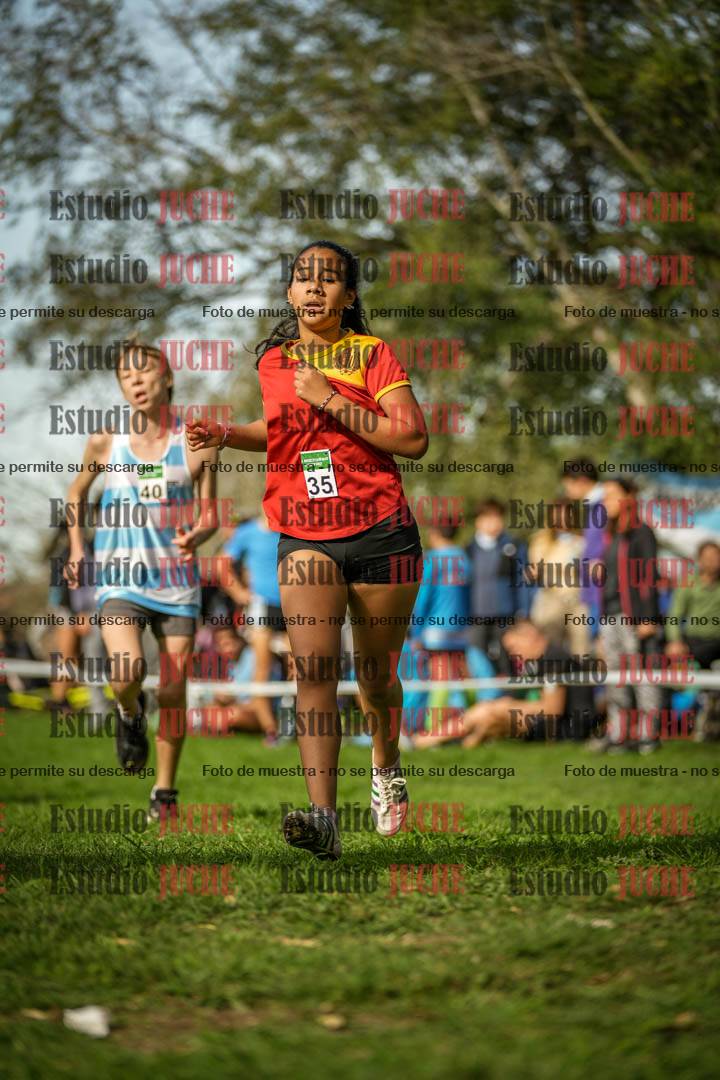 Fotos de la llegada del cross de 1500 m