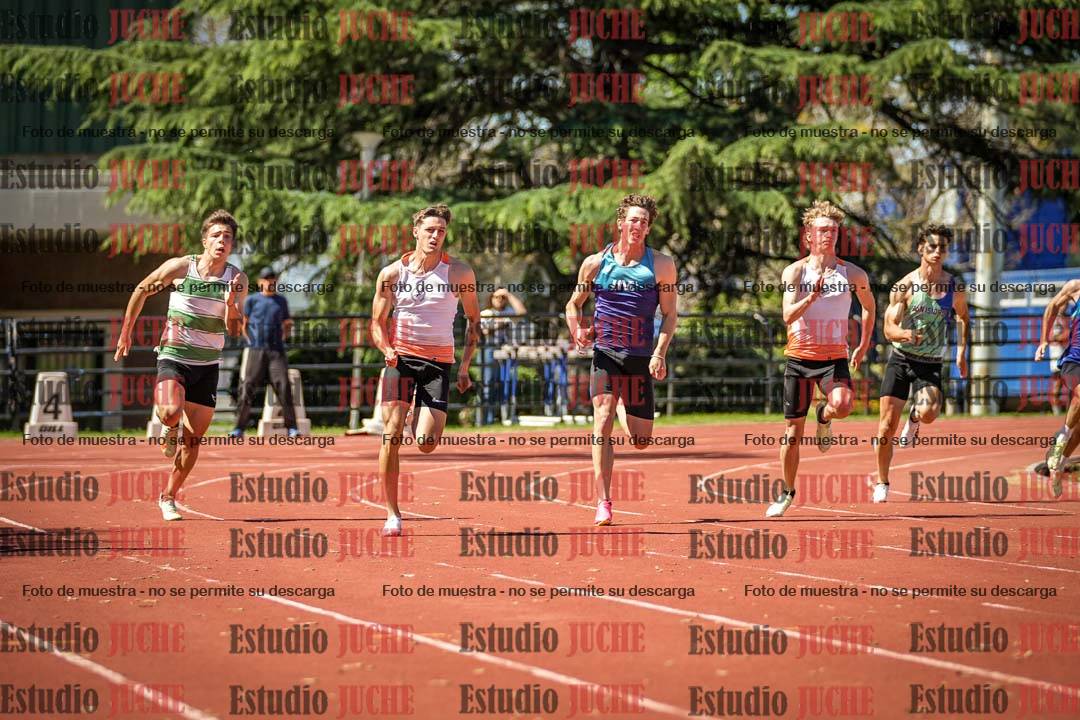 Fotos de los 200 m llanos de varones