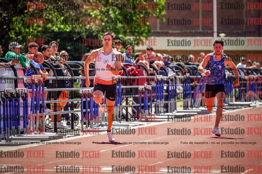 Fotos de los 100 m llanos de varones