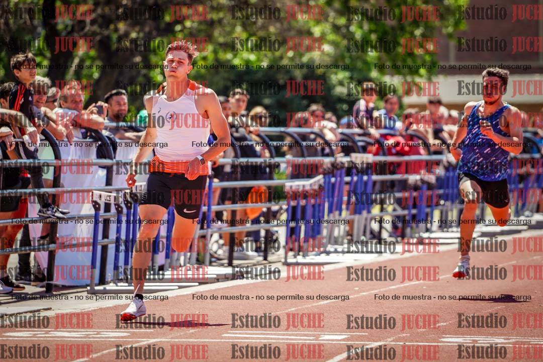 Fotos de los 100 m llanos de varones