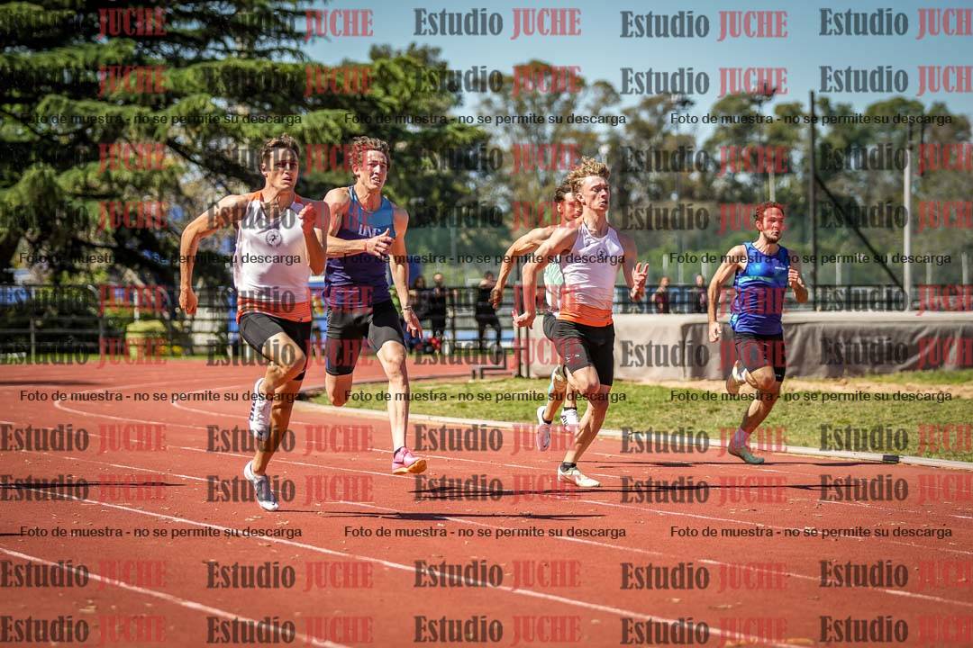 Fotos de los 200 m llanos de varones