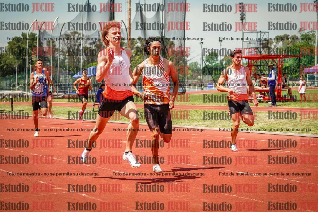 Fotos de los 400 m llanos de varones