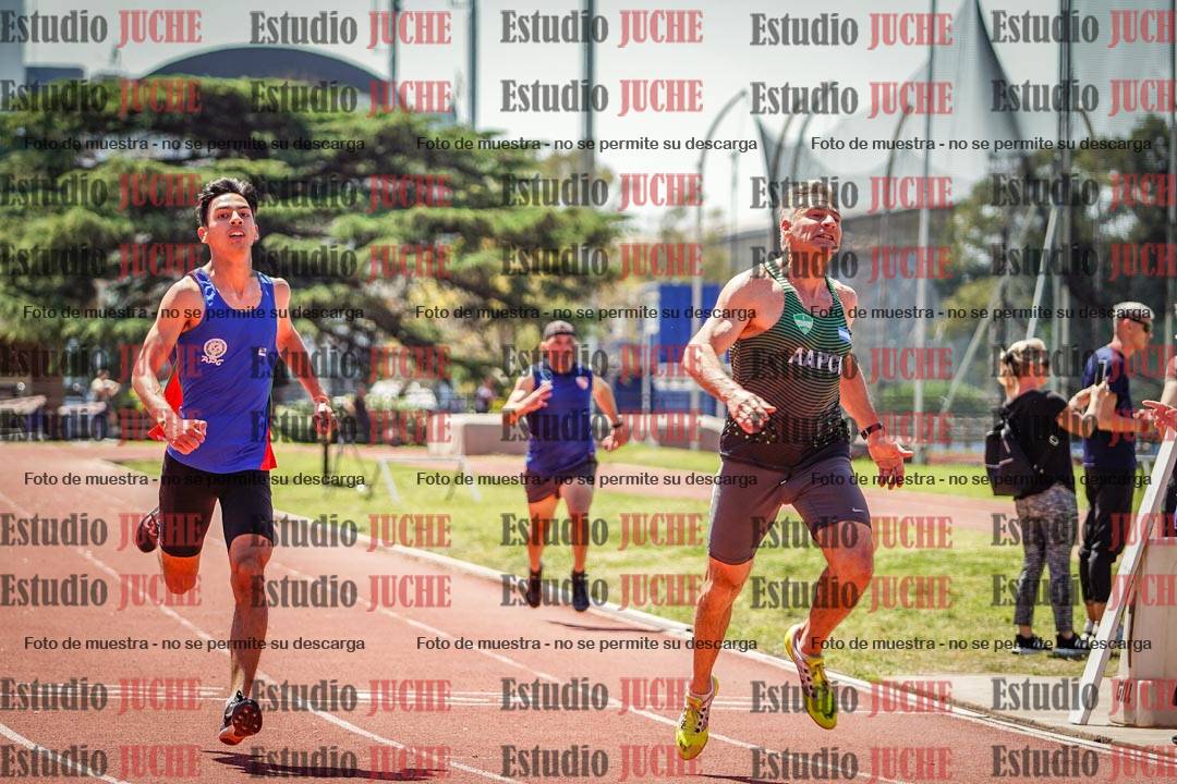 Fotos de los 200 m llanos de varones