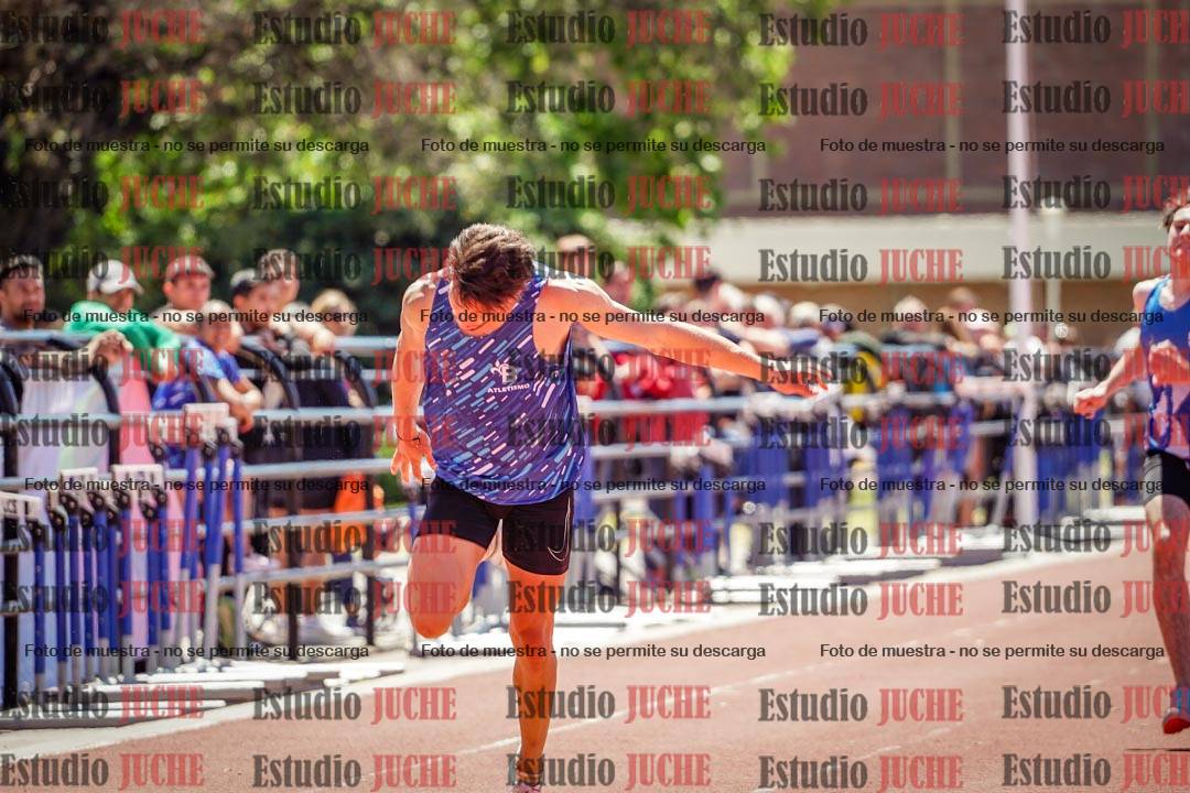 Fotos de los 100 m llanos de varones