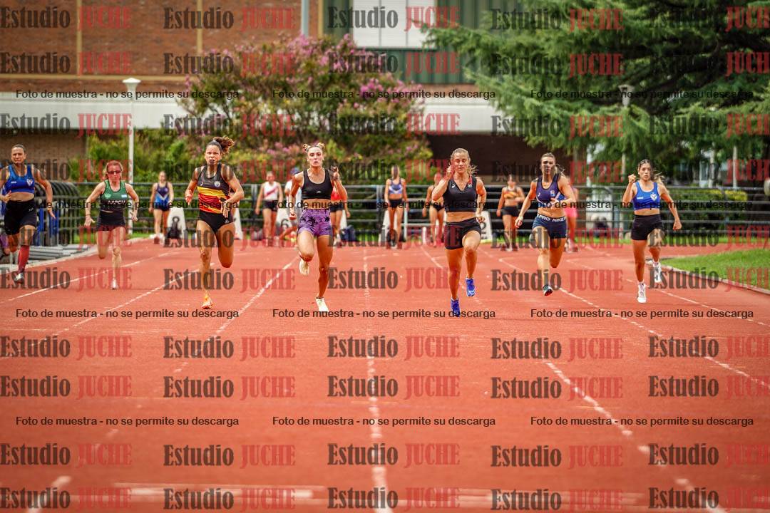 Fotos de los 100 m llanos de mujeres - FINAL