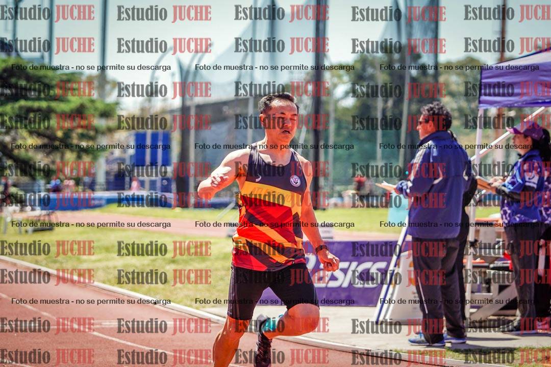 Fotos de los 100 m llanos de varones