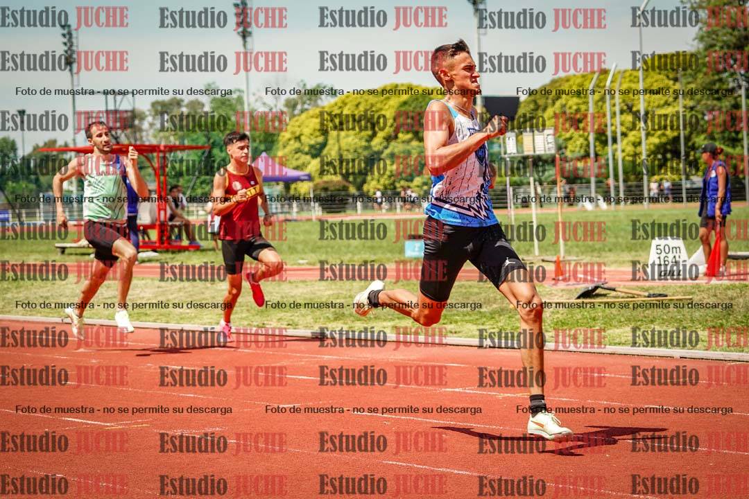 Fotos de los 400 m llanos de varones