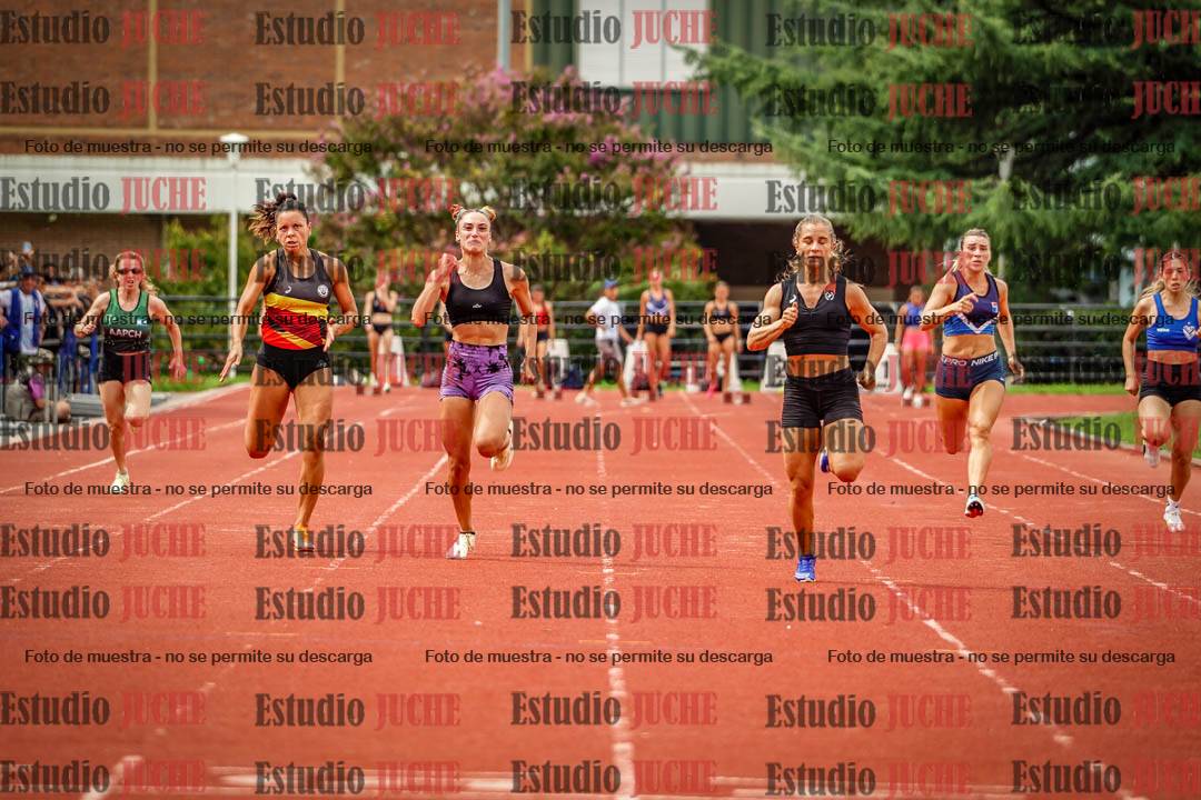 Fotos de los 100 m llanos de mujeres - FINAL
