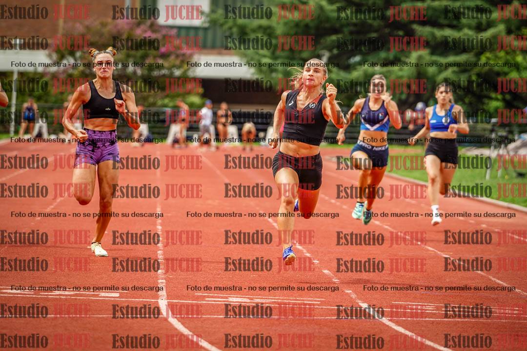 Fotos de los 100 m llanos de mujeres - FINAL