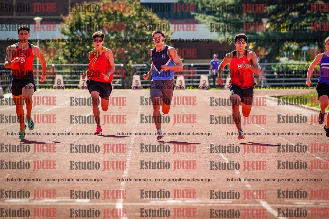 Fotos de los 200 m llanos de varones