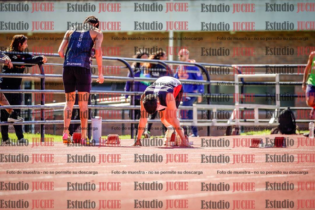 Fotos de los 100 m de varones