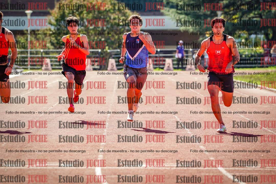 Fotos de los 200 m llanos de varones