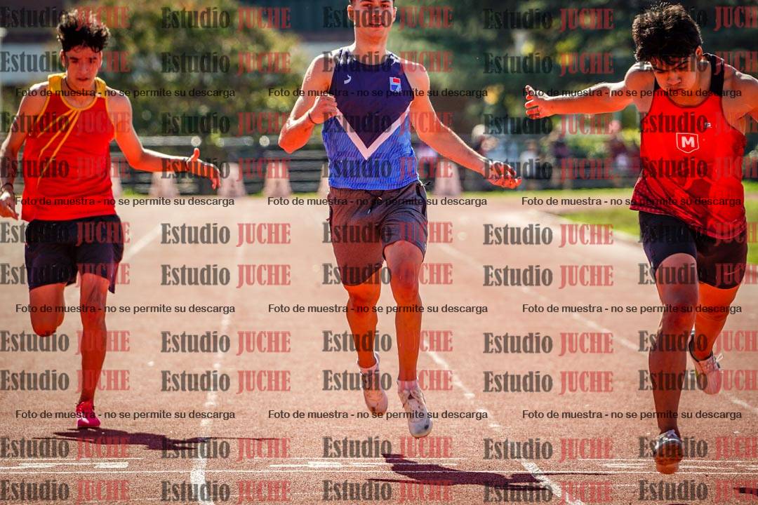 Fotos de los 200 m llanos de varones