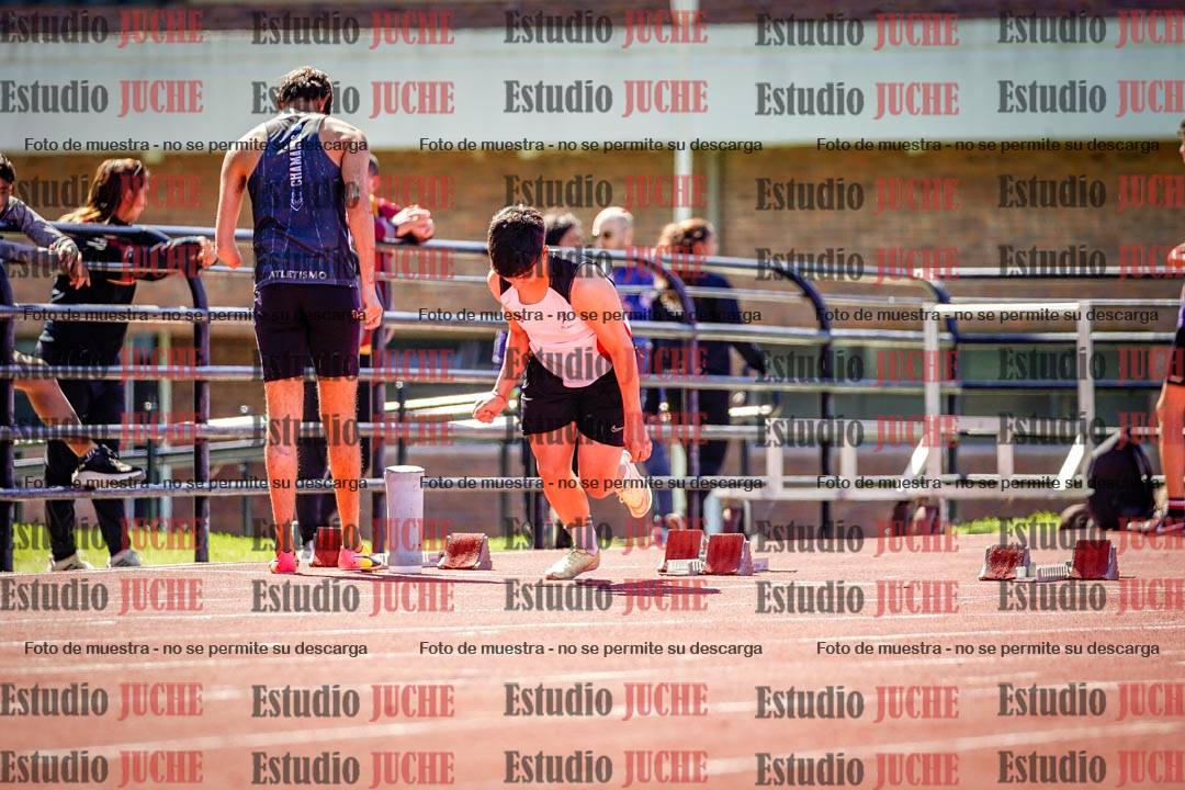 Fotos de los 100 m de varones