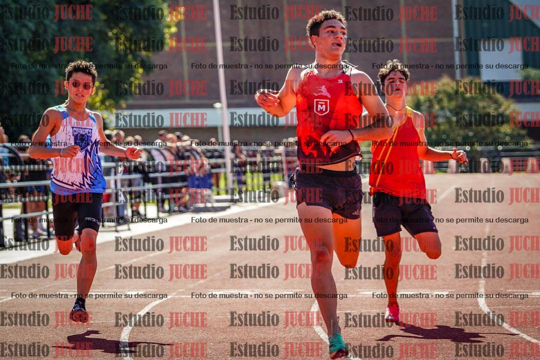 Fotos de los 200 m llanos de varones