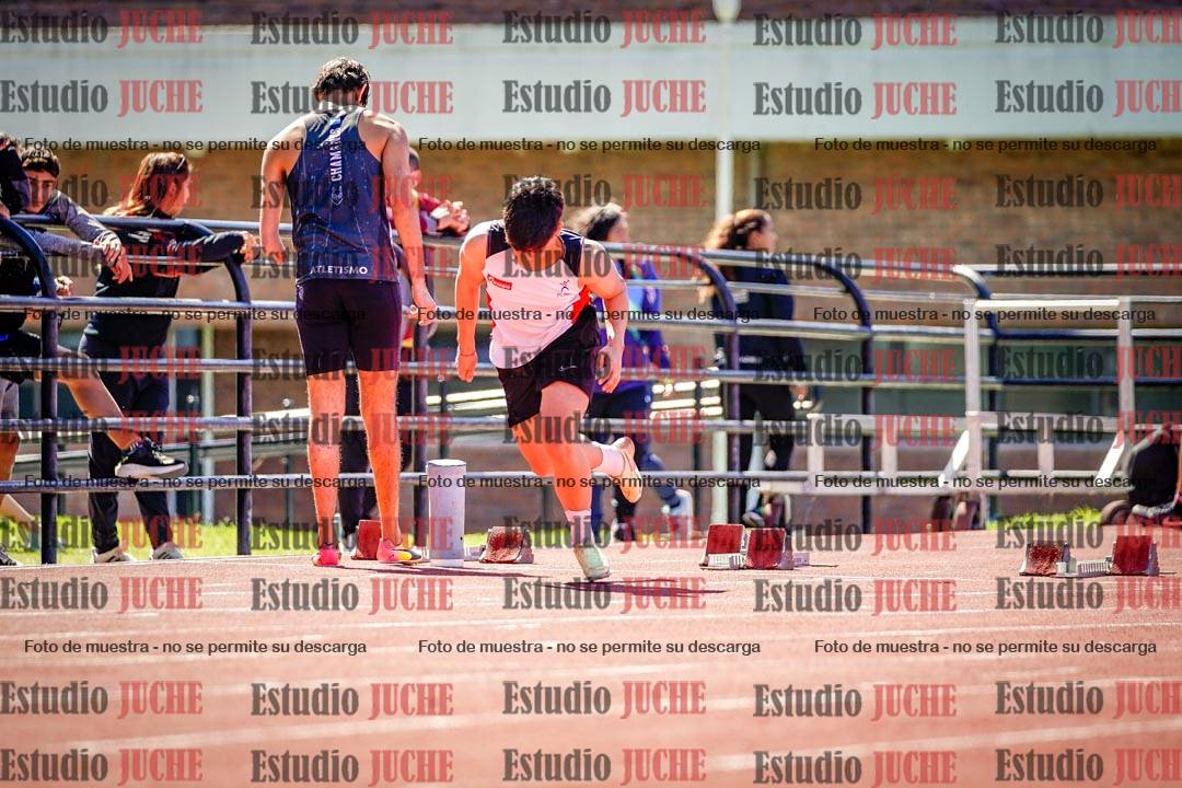 Fotos de los 100 m de varones