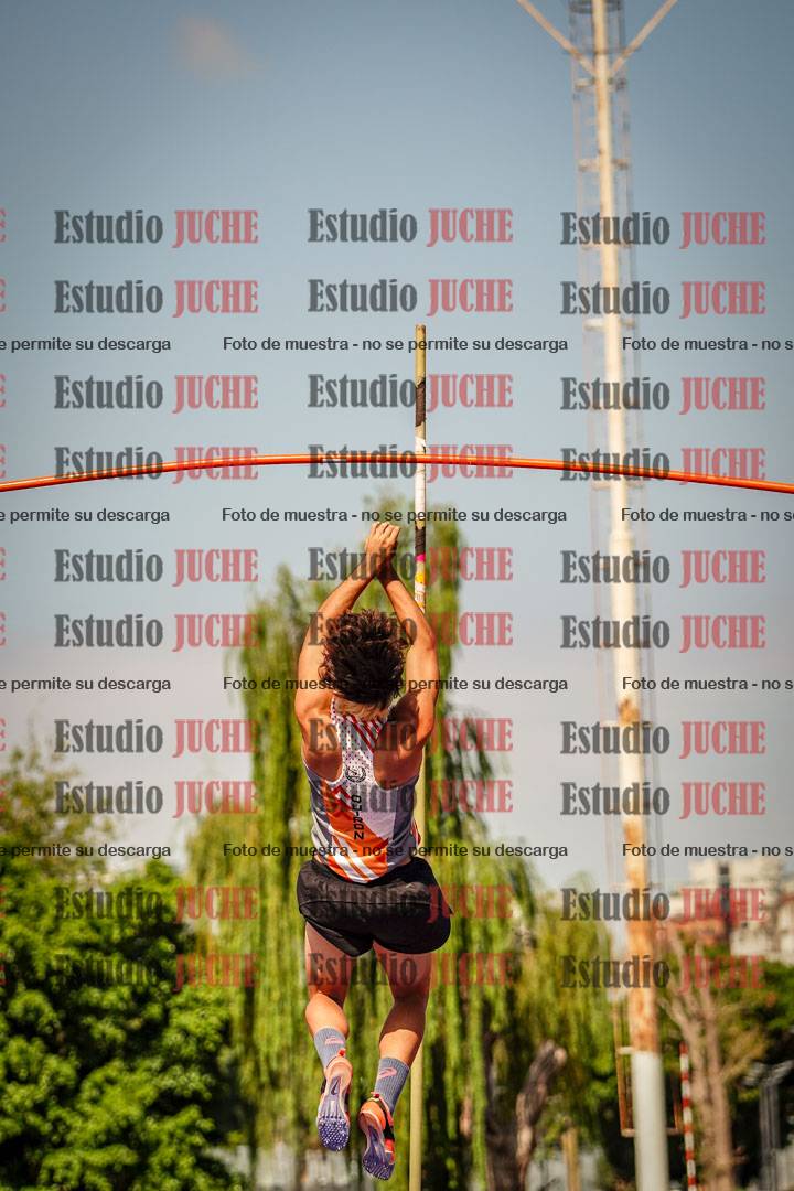 Fotos del salto con garrocha de mujeres y varones