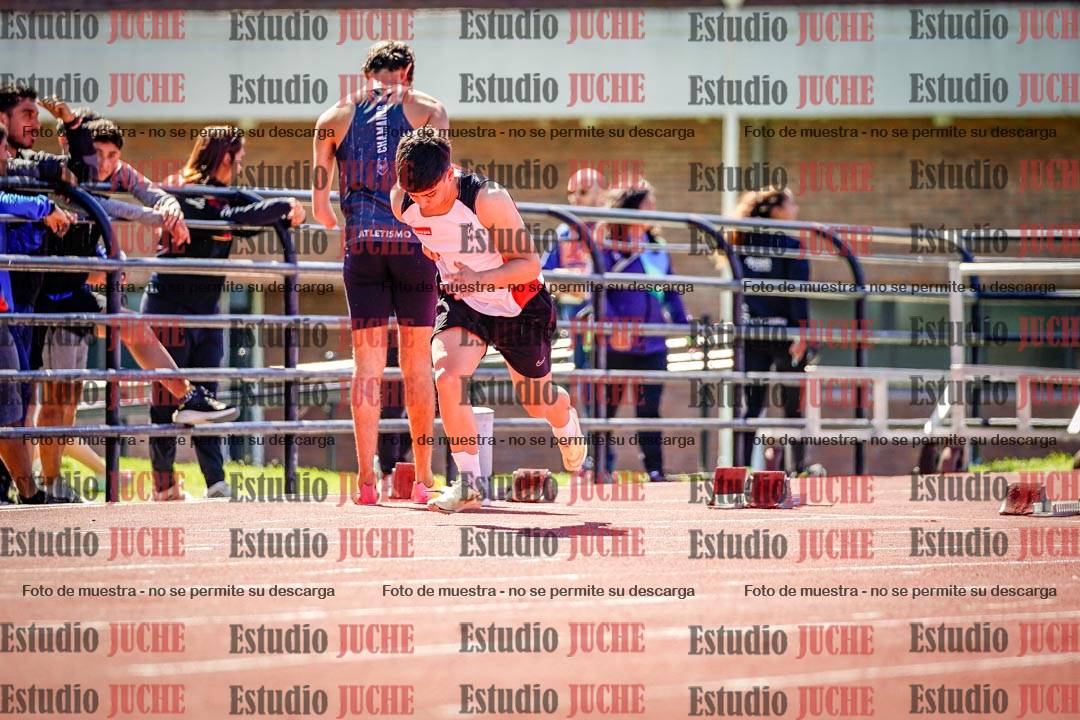 Fotos de los 100 m de varones
