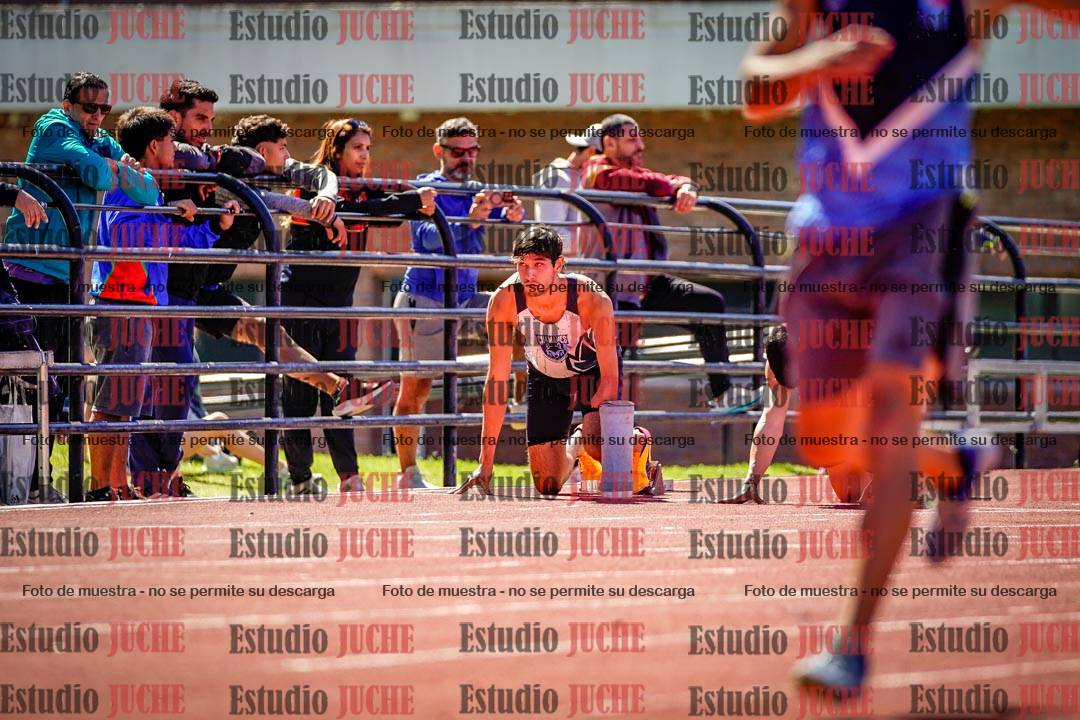 Fotos de los 100 m de varones