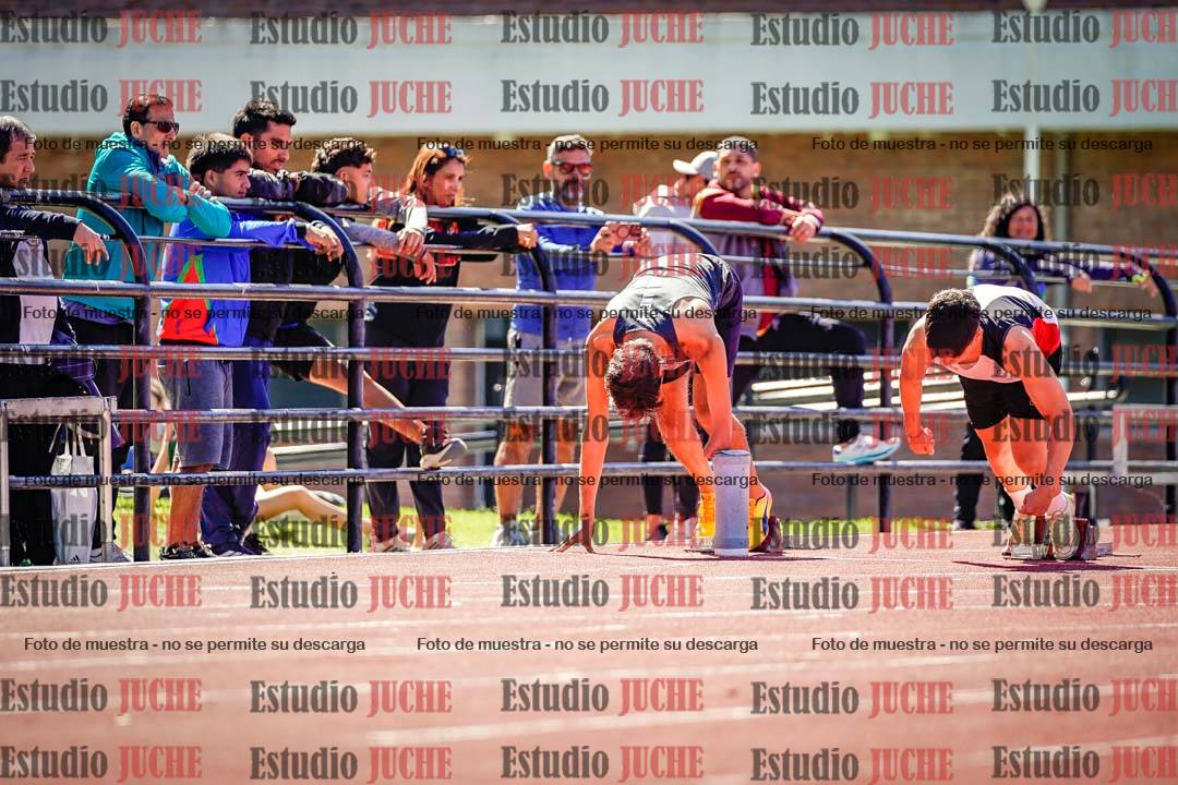 Fotos de los 100 m de varones