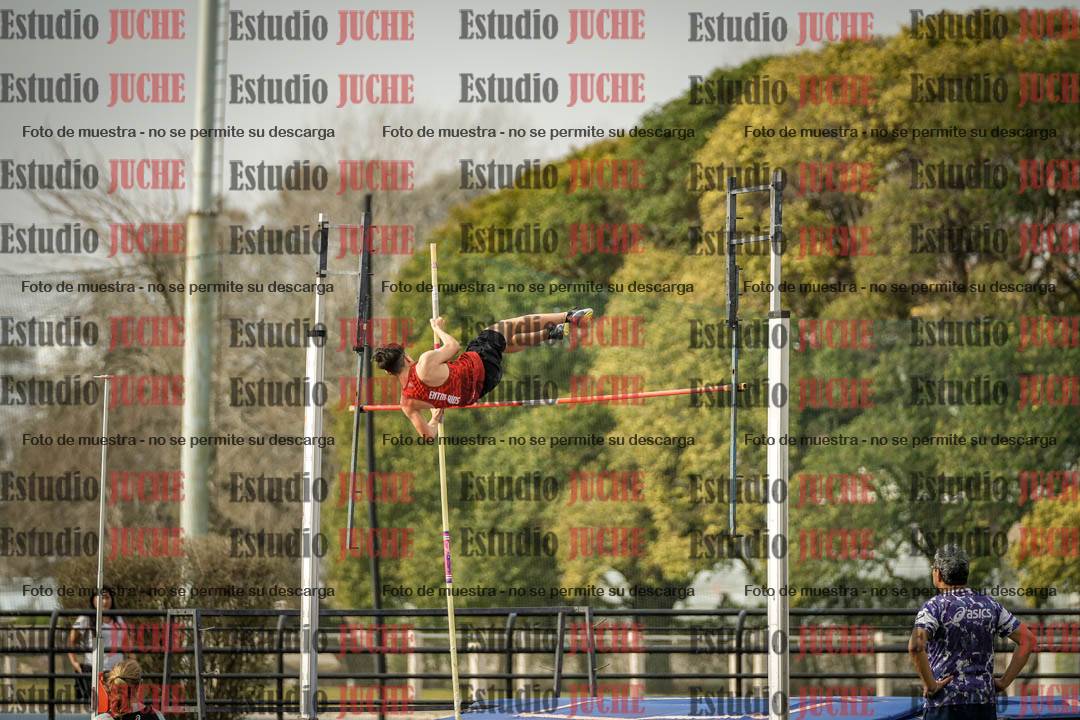 Fotos del salto con garrocha de varones