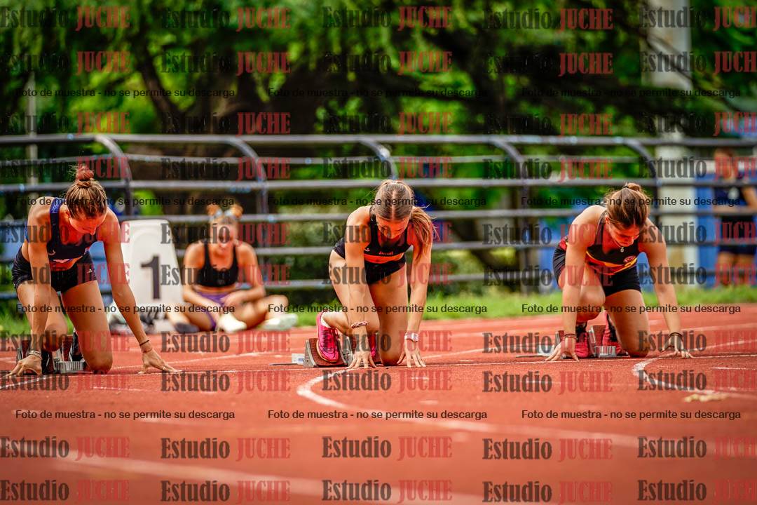 Fotos de los 100 m llanos de mujeres - FINAL
