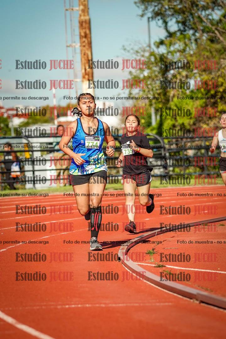 Fotos de los 1500 m de mujeres