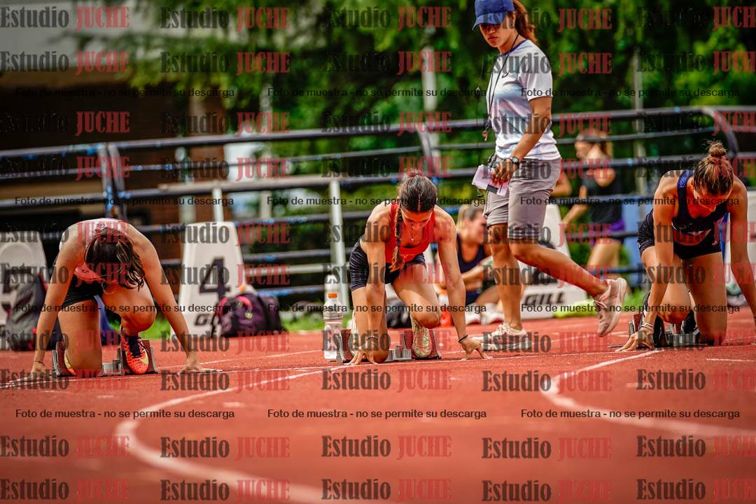 Fotos de los 100 m llanos de mujeres - FINAL