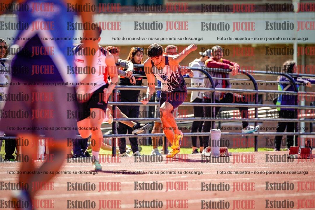 Fotos de los 100 m de varones