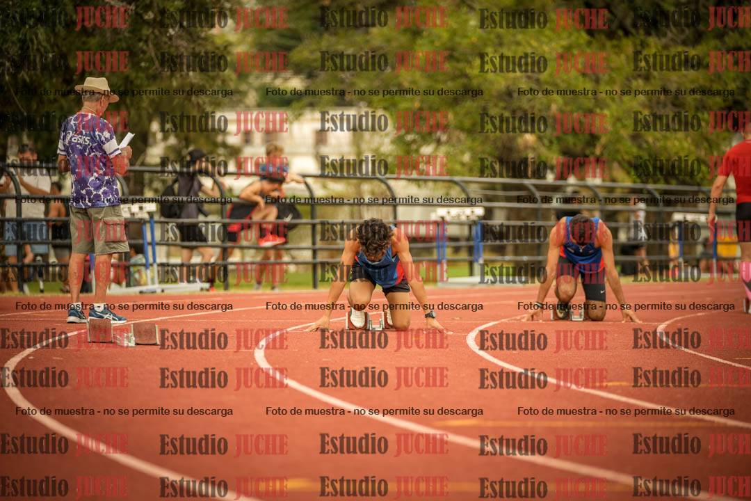 Fotos de los 200 m llanos de varones